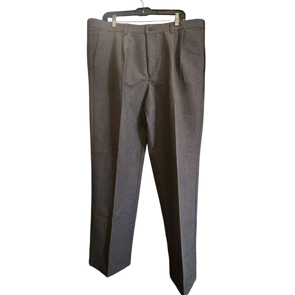 Dockers Pleated Pants Men 40x29 Grey Individual Fit Classic Business Casual NWOT